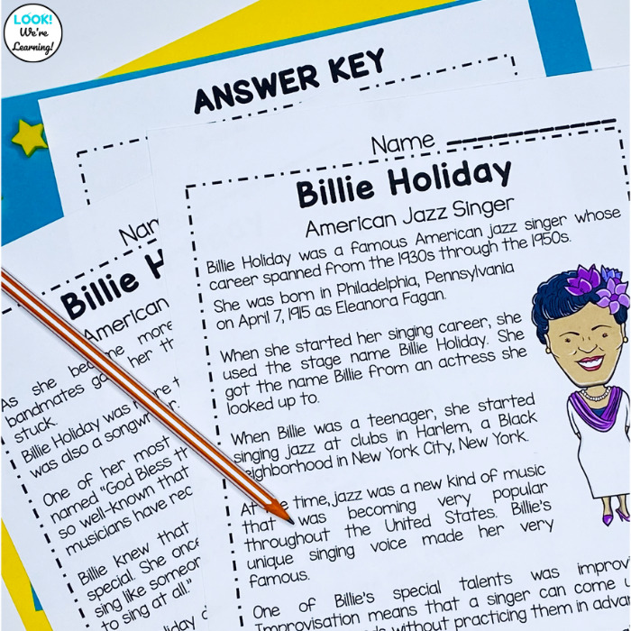 Learning about Billie Holiday for Kids