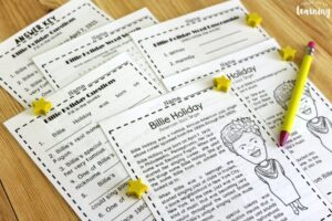 Printable Billie Holiday Mini Lesson for Kids