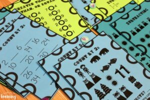 Printable Yeti Math Practice Set