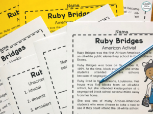 Ruby Bridges History Lesson for Kids