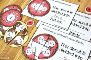 Donut Making Equal Shares Activity