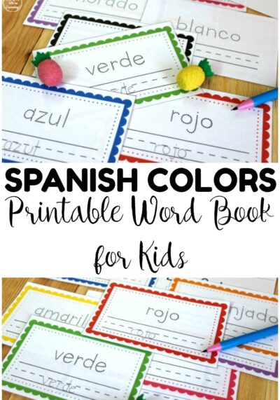 Pick up this printable Spanish colors word book to help early learners practice reading and writing colors in Spanish! Great for literacy centers too!