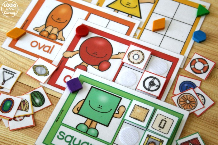 Shape Sorting Mats for Early Learners