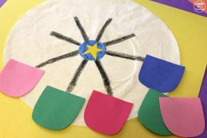 How to Make a Coffee Filter Ferris Wheel Craft
