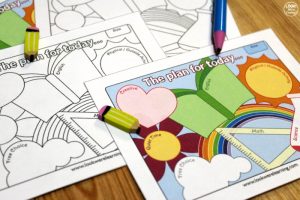 Printable Homeschool Day Planner for Kids