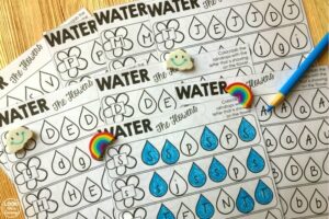 Printable Spring Find the Letter Worksheets