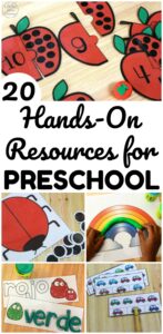 These printable preschool resources are so easy to use! Just print them, prep them, and then start learning!