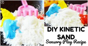 Easy DIY Kinetic Sand Recipe for Kids