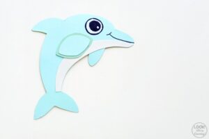 Easy Paper Dolphin Craft for Kids