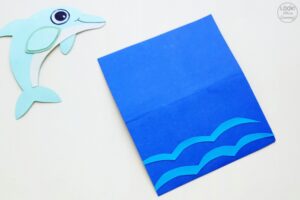 Easy Paper Dolphin to Make With Kids