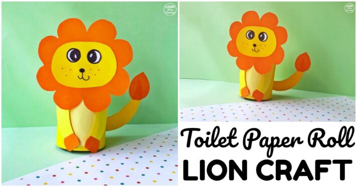 Fun and Easy Lion Toilet Paper Roll Craft