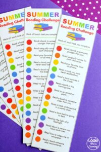 Printable Summer Reading Challenge for Kids