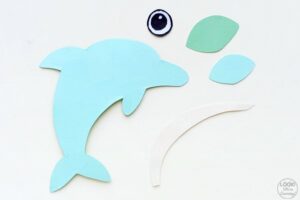 Simple 3D Paper Dolphin Craft
