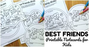 Fun Best Friend Notes for Kids
