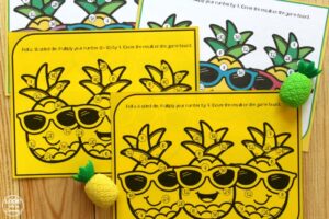 Pineapple Multiplication by 4 Roll and Cover Game
