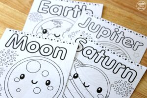Printable Solar System Coloring and Tracing Pages