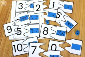 Shark Counting Puzzles for Kids
