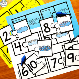Shark Counting to Ten Activity
