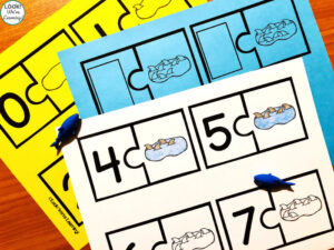 Shark Counting to Ten Puzzles