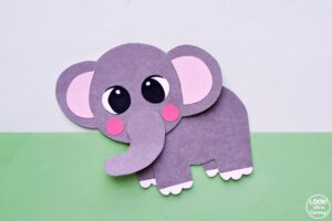 Elephant Paper Craft to Make With Kids