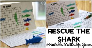 Fun Rescue the Shark Printable Game