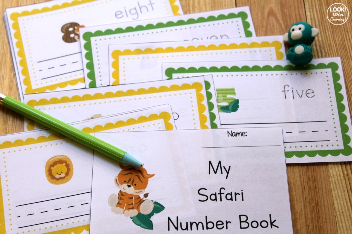 Printable Safari Preschool Tracing Worksheets