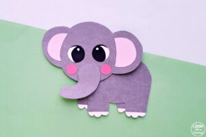 Simple Paper Elephant Craft for Kids to Make