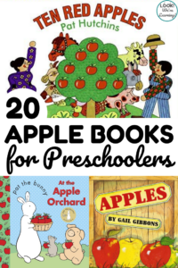 These 20 apple preschool books make wonderful read aloud selections for fall in early learning classrooms!