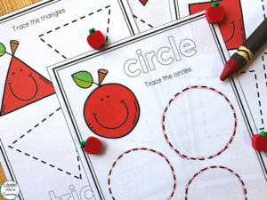 Apple Shape Learning Activity for Early Learners