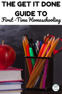 Banish overwhelm and start learning with this easy guide to first time homeschooling!