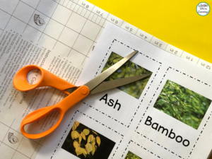 Covering Flashcards with Easy Liner Paper