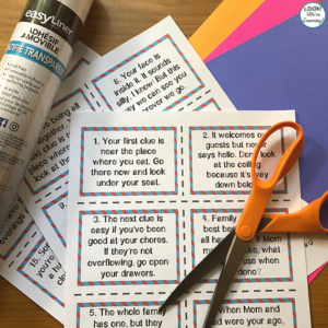 EasyLiner Paper for Covering Flashcards