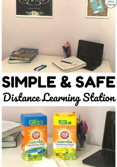How to Set Up A Simple and Safe Distance Learning Station for Your Kids This School Year