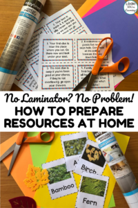 See how you can prepare educational resources at home with EasyLiner paper and no laminator at all!