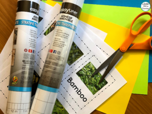 Using Easy Liner to Cover Flashcards