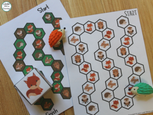 Forest Animals Board Game for Kids