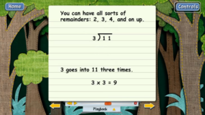 How to do long division with remainders