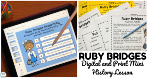 Ruby Bridges Digital and Print History Lesson