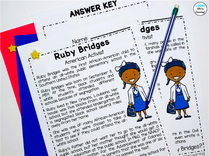 Ruby Bridges Lesson for Elementary