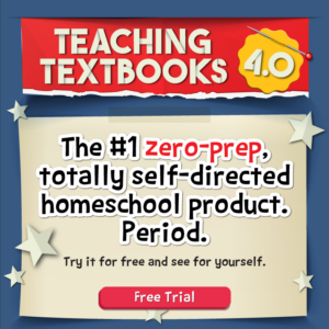 Teaching Textbooks Zero Prep Free Trial Graphic