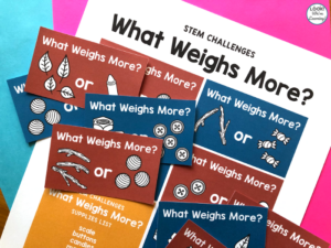 Printable Weight STEM Challenge