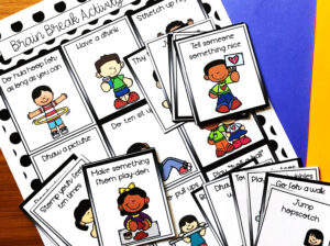 Printable Brain Break Cards for Kids