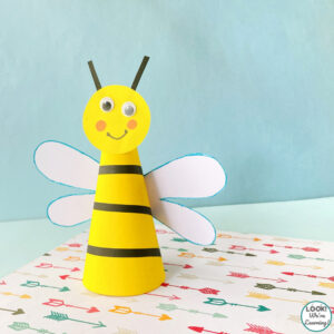 Simple Paper Bee Craft for Kids