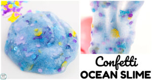 Fun Confetti Ocean Slime Recipe