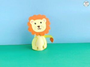 Making a Paper Lion Animal Craft