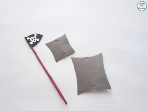 Making a Paper Pirate Ship Flag