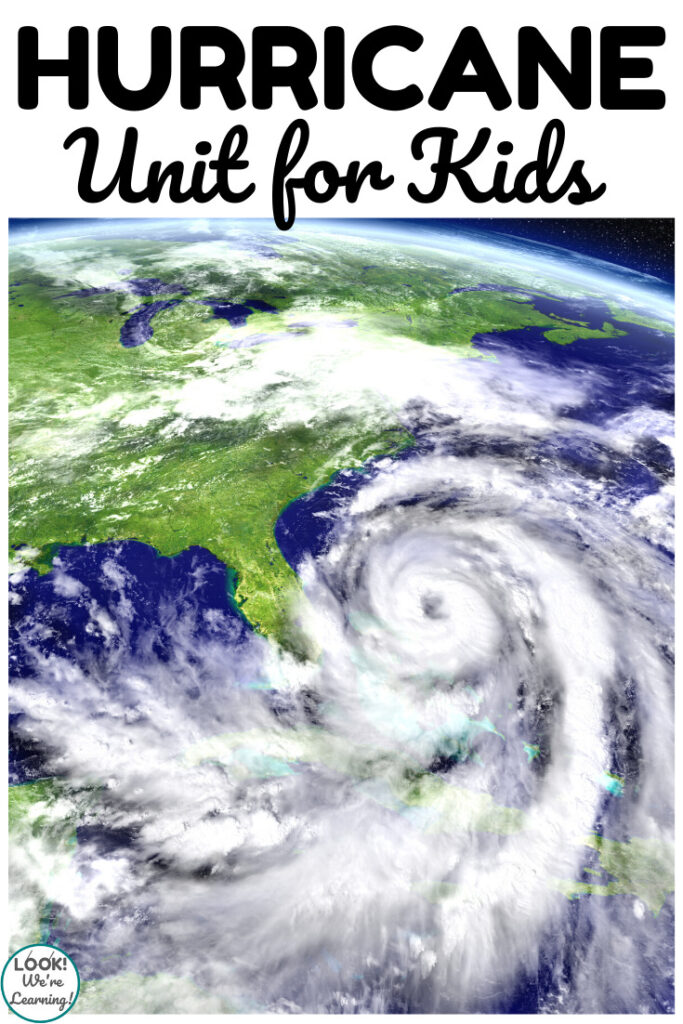 This hurricane unit for kids is a perfect way to talk about extreme weather over summer!
