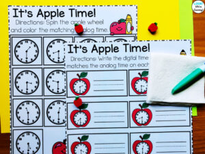 Dry Erase Math Center Activity