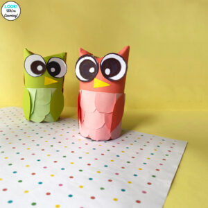 How to Make a Paper Roll Owl with Kids