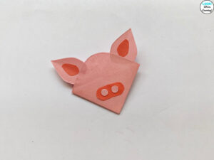 Paper Pig Bookmark Craft